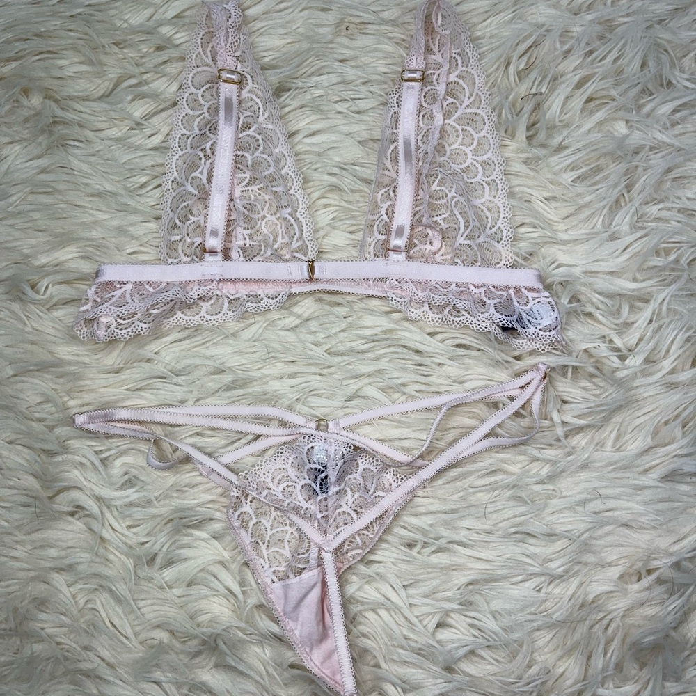 Journelle • ‘Karina’ Bralette+Thong Set • Slipper • M - Picture 12 of 12
